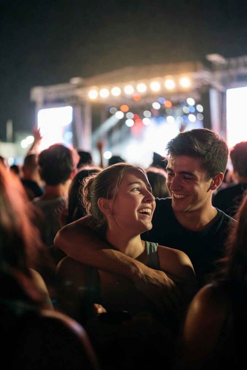 Finding friend in crowd